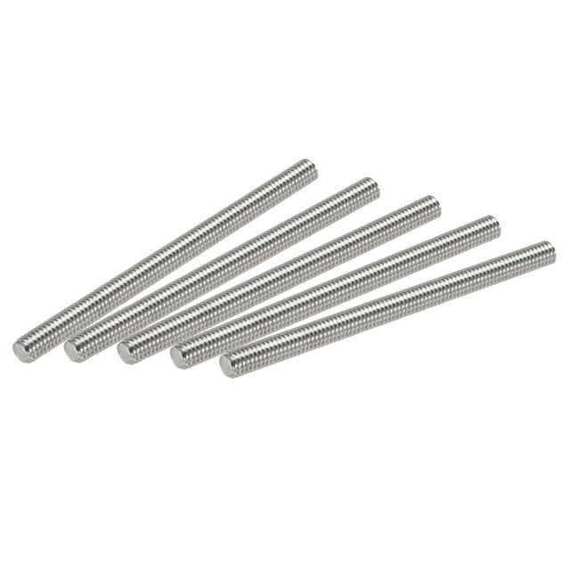 Unique Bargains Tige Entièrement Filetée M6 x 80mm Filetage Droit en Acier Inoxydable 304 Lot de 15
