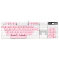 thumbnail image 1 of Teclado MageGee  Gamer Mecánico 104 Teclas USB - Rosa, 1 of 2