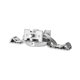 thumbnail image 2 of Soporte de movimiento de reloj de metal Yuxing con base fija plata, 2 of 5