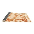 thumbnail image 2 of Ahgly Company Indoor Square Abstract Orange Modern Area Rugs, 4' Square, 2 of 4