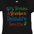 thumbnail image 4 of Inktastic Delaware Grandma Grandpa Love Me Boys or Girls Baby Bodysuit, 4 of 5