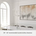 thumbnail image 5 of Hunter - Southcrest 6-light Distressed White, Large Chandelier, Dimmable, Casual Style, Candle Shaped, for Bedrooms, Dining, Living Rooms - 19635, 5 of 7