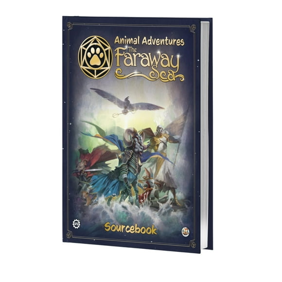 Animal Adventures: The Faraway Sea Sourcebook - Beginners Roleplaying Game Master RPG Rule Book with Stats, New Characters, 5 Immersive Adventures and Encounter Map
