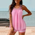 thumbnail image 4 of 2024 Two Piece Womens Tankini Swimsuits Modest Tankini Bathing Suit with Shorts Swimwear, 4 of 6