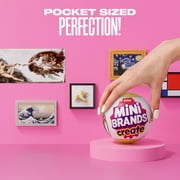 Mini Brands Create Mini Masterpieces Series 1 Capsule by ZURU - Surprise Unbox DIY Collectible Toy for Kids Ages 3+