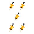 thumbnail image 1 of Soidarity Aparejos de pesca Señuelos Clip de bloqueo Jigging Fish Baits Gadget para al aire libre Agua dulce Mar Barco Agua de mar Naranja Type2 NO2 Soidarity CBP267307, 1 of 5