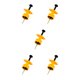 thumbnail image 1 of Soidarity Aparejos de pesca Señuelos Clip de bloqueo Jigging Fish Baits Gadget para al aire libre Agua dulce Mar Barco Agua de mar Naranja Type2 NO2 Soidarity CBP267307, 1 of 5