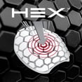 thumbnail image 3 of McDavid 7991 Short Hexagonal avec Cuisse Enveloppante Profilée Blanc, P, 3 of 5