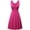 Hot Pink, variant on Xunlbb New Trendy Women's Dresses Women's Summer Solid Color Pocket Dress Sleeveless V-neck Dress Size S-3XL Holiday Party