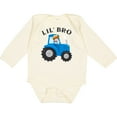 thumbnail image 3 of Inktastic Farmer Tractor Little Bro Boys Long Sleeve Baby Bodysuit, 3 of 5