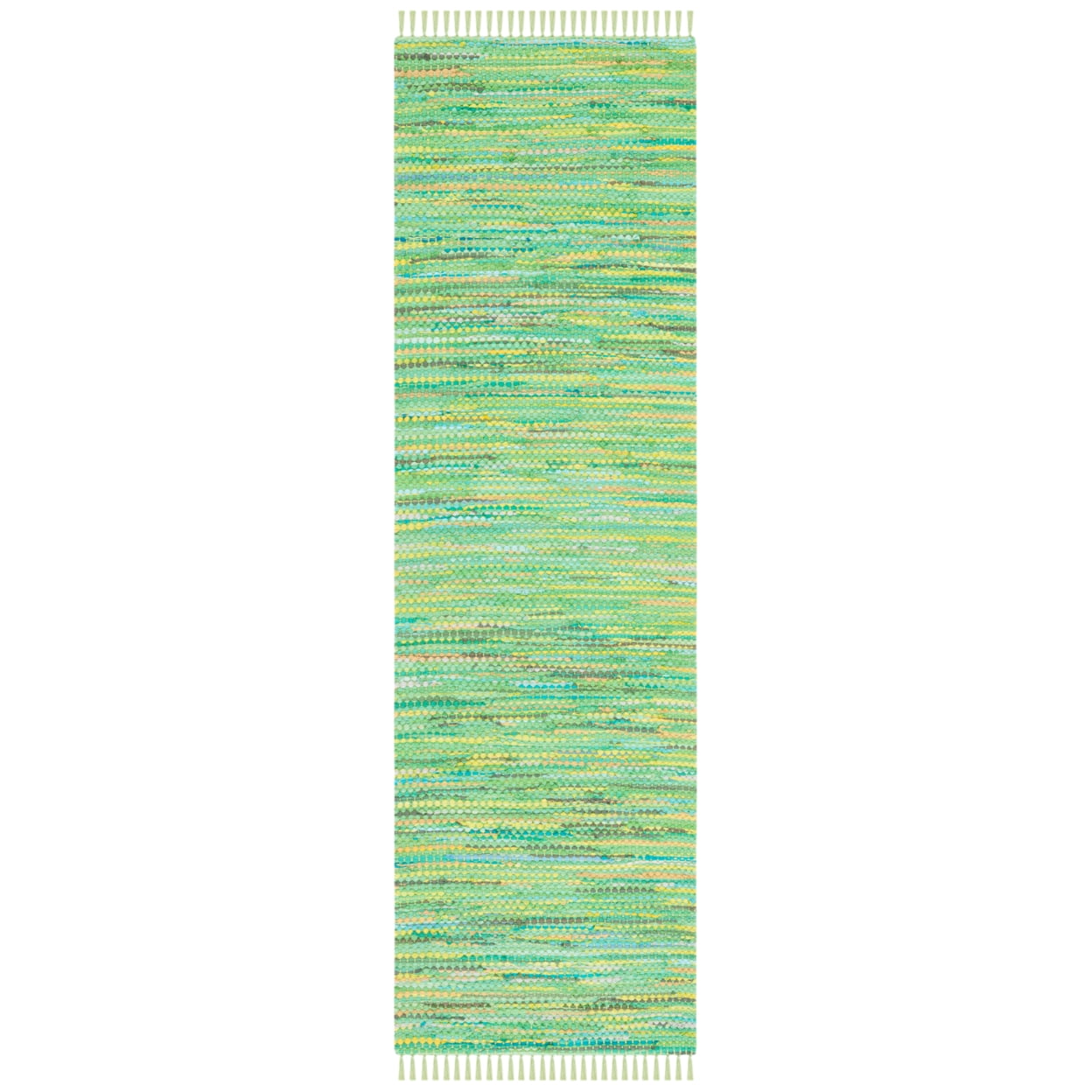 SAFAVIEH Montauk Renae Distressed Area Rug, Green, 6' x 9'