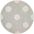 thumbnail image 1 of Safavieh Soho Grey Contemporary Rug - Round 4', 1 of 5