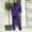 Purple, variant on Womens Sweat Suits 2 Piece Hoodie Long Sleeve Sweatshirt with Wide Leg Pants Lounge Fall Sets Casual Sets for Women