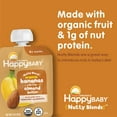thumbnail image 6 of Happy Baby Organics Nutty Blends Stage 2, Bananas & Almond Butter Organic Baby Food, 3 oz Pouch, 6 of 9