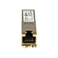 thumbnail image 3 of StarTech.com MSA Uncoded Compatible SFP Module, 1000BASE-TX, SFP to RJ45 (Copper) Cat6/Cat5e, 1GE Gigabit Ethernet SFP, RJ-45 (Copper) 100m, 1Gbps/1000Mbps Mini GBIC Transceiver SFP Module - Lifetime Warranty (SFP1000TXST) - SFP (mini-GBIC) transceiver module - 1GbE - 1000Base-TX - RJ-45 - up to 328 ft, 3 of 4