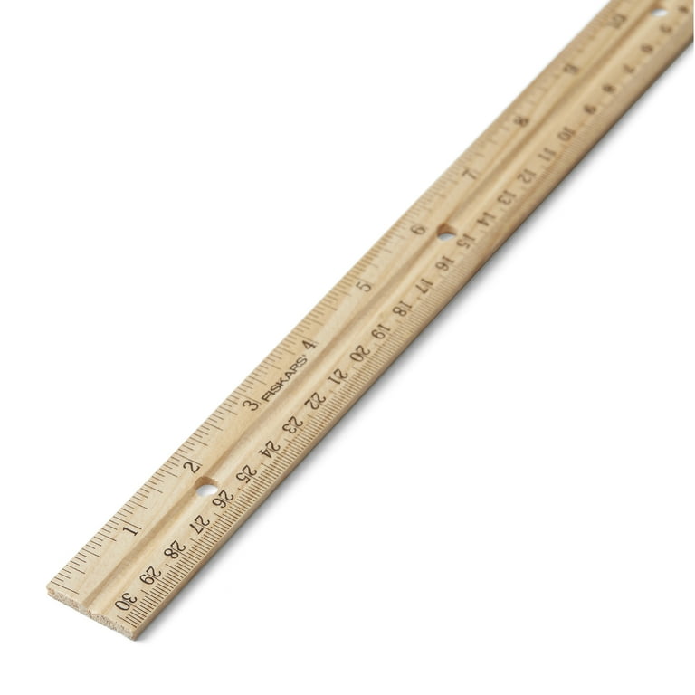 BAZIC Plastic Ruler 6 (26cm), Inches Centimeter Measuring Rulers (3/Pack),  2-Packs