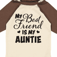 thumbnail image 4 of Inktastic My Best Friend is My Auntie with Hearts Boys or Girls Long Sleeve Baby Bodysuit, 4 of 5