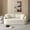 Beige + Boucle + Foam + 3 Seat, variant on 78.3" Queen Sleeper Sofa Bed, No Assembly Convertible Pull Out Futon Couch with Removable Backrest