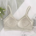 thumbnail image 5 of Sports Bras for Women Lace Back Breathable Support Push Up Bra Push Up Bra Yellow M, 5 of 5
