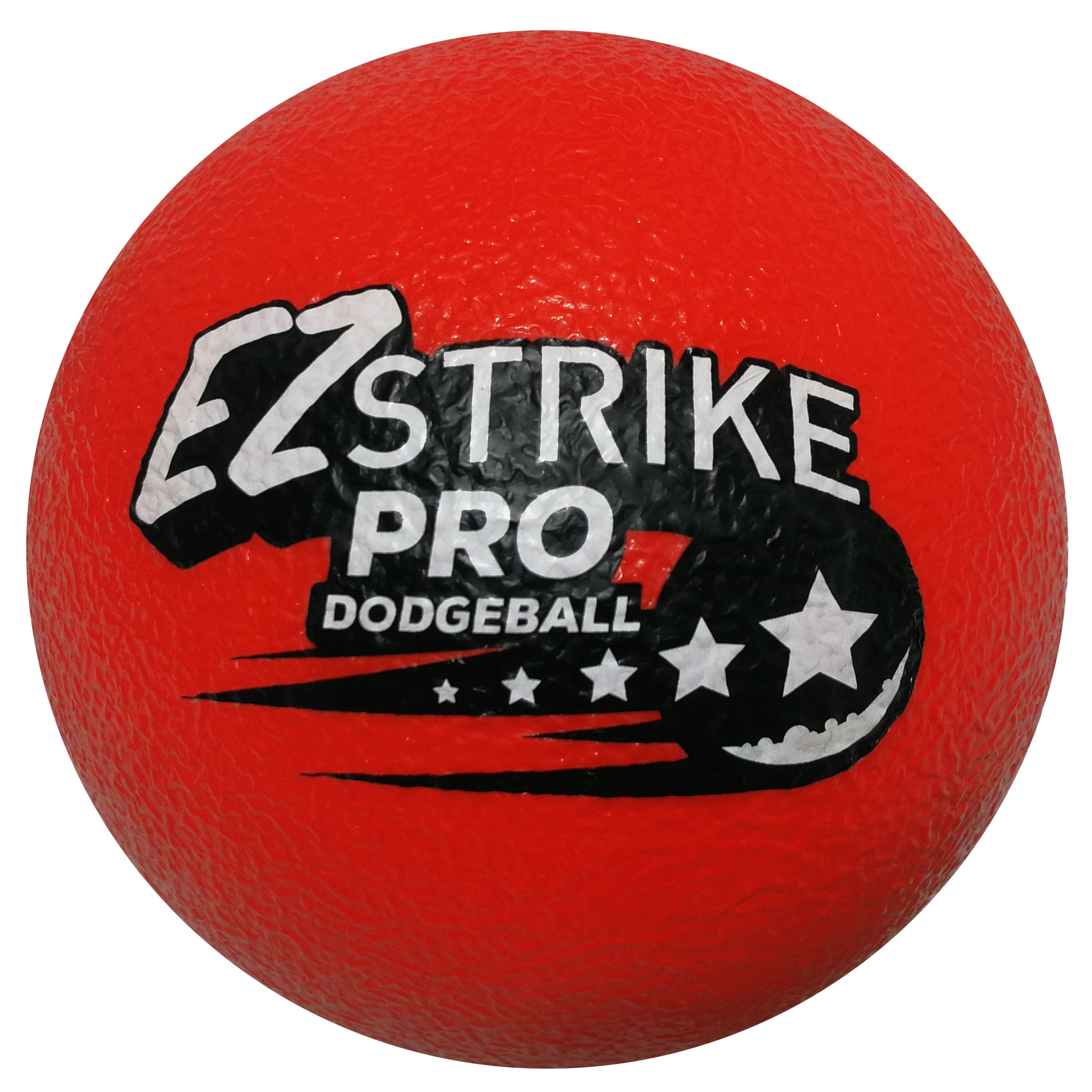 EZ Strike Dodgeball, Polyurethane Foam, 6", Red, Unisex