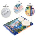 thumbnail image 3 of Yayeee Dish Drying Mat for Kitchen Counter 16"x18" Microfiber Absorbent Pad, Blue Window, 3 of 7