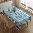 thumbnail image 2 of Rectangle Waterproof Tablecloth 60×84 Inch,Bohemian Style Reusable Indoor/Outdoor Durable Table Cover for Party Kitchen Dinner Room Decor, 2 of 5