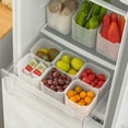 thumbnail image 3 of 3 contenedores organizadores para puerta de refrigerador, caja de almacenamiento para refrigerador, 3 of 4