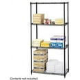 thumbnail image 2 of 36" Deep x 48" Wide x 86" High 4 Tier Black Starter Shelving Unit, 2 of 5