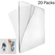 thumbnail image 1 of Paquete de 20 soportes para llaves y teléfonos, adhesivos de doble cara para montaje en pared del tablero, almohadillas de gel transparentes multiusos, 1 of 8