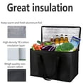 Hometimes XLLarge Insulated Grocery shopping bags, Black, reusable bag