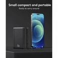thumbnail image 6 of Magnetic Portable Charger, Ultra Slim 10000mAh Magnetic Power Bank, 20W PD Fast Charging Wireless Power Bank Compatible with iPhone 18/17/16/15/14/13 Pro Max, Black, 6 of 8