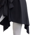 thumbnail image 4 of Cubierta de falda deportiva de poliéster Cubierta de falda deportiva Fibra de poliéster Suave de una pieza Absorbente Yoga Tie Up Falda para Fitness Tenis Negro Talla única, 4 of 8