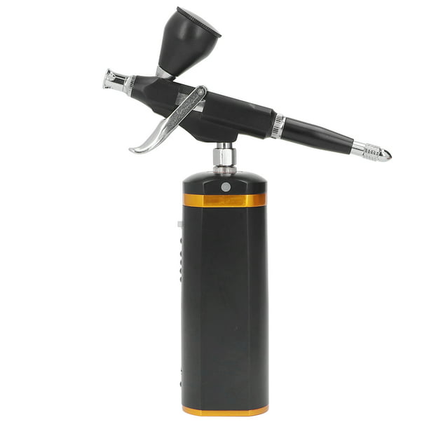 Kit d'aérographe, Mini ensemble d'aérographe portable avec compresseur, Kit  d'aérographe sans fil pour le maquillage, peinture (noir)