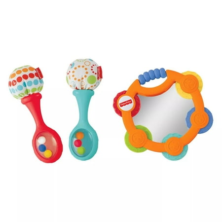 UPC: 0887961329131 | Fisher-Price Tambourine & Maracas Gift Set