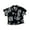 Black, variant on Akiihool Kids Hawaiian Shirt Boys Toddler Boys Short Sleeve Summer Casual Cartoon Prints Gentleman Tops Hawaii Beach Holiday Floral Shirts T Shirt(Black,4-5 Years)