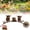 Brown-1pc, variant on Robin Garden Stake, Rustic Metal Robin Bird Yard Art Decoration with Dandelion Accent, Outdoor Bird Sculpture for Lawn, Garden, Flower Bed, Patio & Walkway Decor