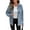Ashleigh Blue, variant on Eytino Jean Jacket for Women Denim Jackets Oversized Boyfriend Drop Shoulder Button Front Jean Jacket Coat with Pockets