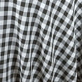 thumbnail image 6 of Efavormart Perfect Picnic Inspired Black/White Checkered 90" Round Polyester Tablecloths For Party Event Decor, 6 of 11