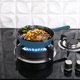 thumbnail image 5 of Sartén de hierro fundido Utopia Kitchen de 20 cm, sartén de chef de hierro fundido, pre-sazonada, utensilios de cocina seguros para parrilla para uso en interiores y exteriores, color verde azulado, 5 of 5