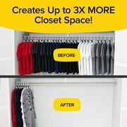 Original AS-SEEN-ON-TV, Ultra- Premium Hanger Hooks Triple Closet Space 18 PC Value Pack