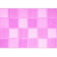 thumbnail image 1 of Ahgly Company Indoor Rectangle Checkered Pink Modern Area Rugs, 3' x 5', 1 of 4