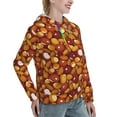 thumbnail image 6 of Sikiie Almond Nuts Women's Casual Hoodies Long Sleeve Lightweight Pullover Tops Loose Sweatshirt-Medium, 6 of 7
