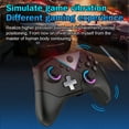 thumbnail image 6 of Switch Pro Controller for Switch/Steam/PC/IOS/Android,PC Controller Wireless with 11 Light Mode/Hall Effect Joysticks/Trigger/Programmable/Vibration/Turbo/Wakeup-White, 6 of 7