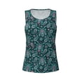 thumbnail image 4 of Lsque Vintage Floral Printed Workout Tank Tops for Women, Athletic Sports Tank Tops, Compression Sleeveless Dry Fit Shirts,Sleeveless Yoga Shirt-Medium, 4 of 9