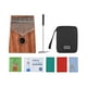 thumbnail image 4 of Piano de pulgar GECKO K17M 17-key Kalimba Piano Mbira caoba madera sólida con bolsa de transporte caja de almacenamiento Tuning Hammer música libro pegatinas regalo Musical GECKO Piano de pulgar, 4 of 6
