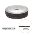 thumbnail image 2 of Uxcell 2mm Nylon Cord Beading String Chinese Knotting Knitting String, Coffee, 42ft, 2 of 5