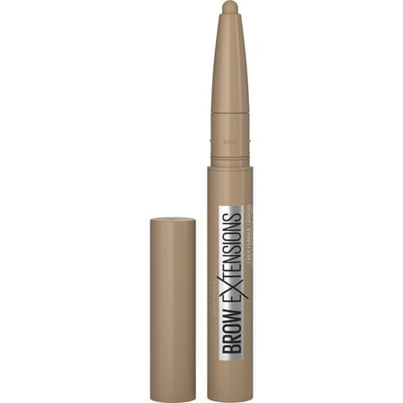 Maybelline Brow Extensions Fiber Pomade Crayon Eyebrow Makeup, Light Blonde, 0.014 (Best Place To Get Eyebrows Waxed)