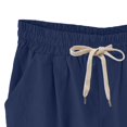 thumbnail image 5 of Womens Bermuda Shorts Elastic Waistband Drawstring Pockets Lightweight Knee Length Bermuda Long Shorts for Women, 5 of 8