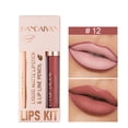 thumbnail image 1 of Fiudx Ofertas Relámpago Combinación De Delineador De Labios Con Brillo De Labios, Copa Antiadherente, Delineador De Labios De Terciopelo Mate Y Sedoso, 3 Ml, 1 of 2