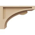 thumbnail image 3 of 3"W x 9"D x 6"H Classic Viola Rough Cedar Woodgrain TimberThane Corbel, Primed Tan, 3 of 6